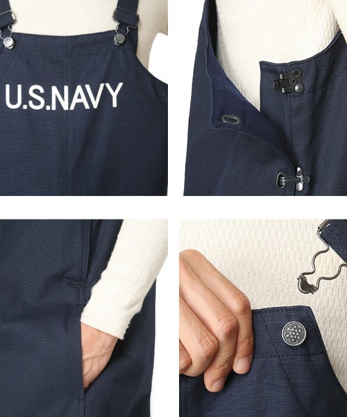 WAIPER.inc オーバーオール サロペット 米海軍 U.S.NAVY 大戦