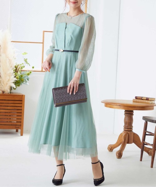 Dorry Doll ドレス ビスチェ風トップス ラメチュールワンピース