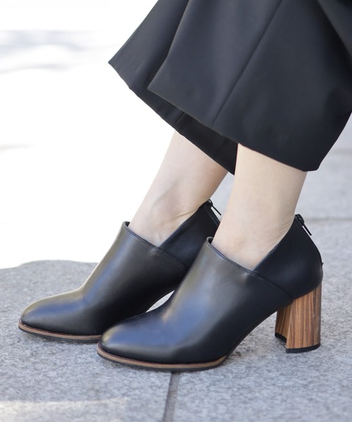 ウッドヒールビューティー SESTO（セスト） ブーツ ウッドヒールブーティ レディース : ZOZOTOWN