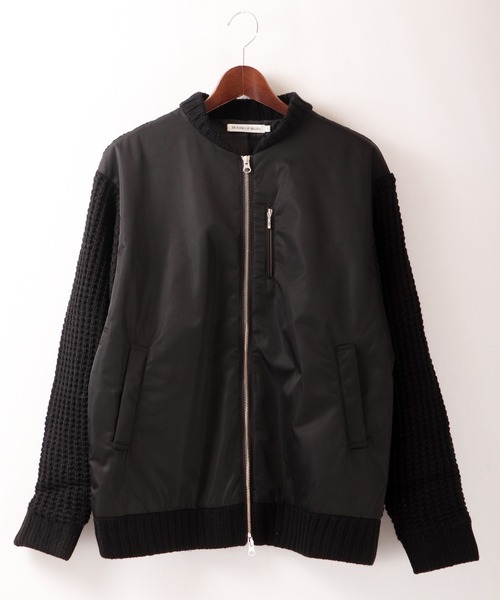 しょーたセット！ ニットとma-1 SUNDAY OFF CLUB】Center baackzip MA-1 Jumper | OUR BRAND