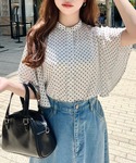 ブラウス シャツ 夏 半袖 「累計販売枚数1万...の詳細画像4