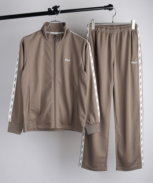 FILA（フィラ） ジャージ スムースジャージ ロゴテープ付きジャージ
