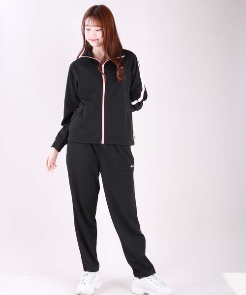 FILA（フィラ） ジャージ スムースジャージ ロゴテープ付きジャージ