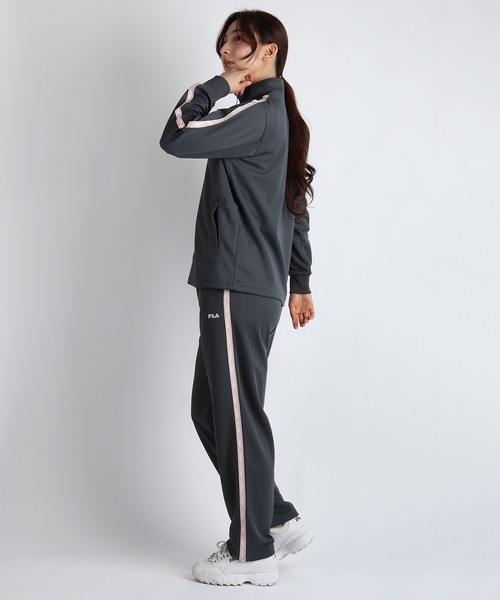 FILA（フィラ） ジャージ スムースジャージ ロゴテープ付きジャージ