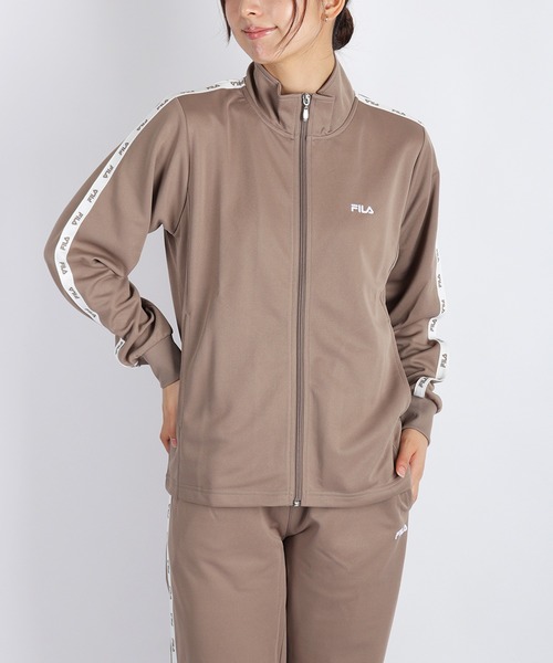 FILA（フィラ） ジャージ スムースジャージ ロゴテープ付きジャージ