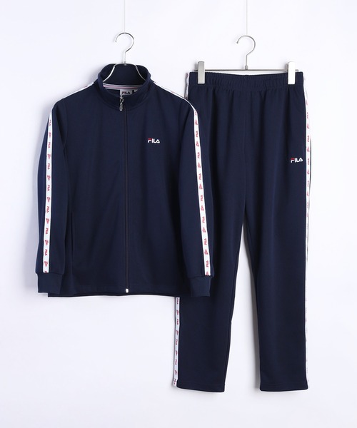 FILA（フィラ） ジャージ スムースジャージ ロゴテープ付きジャージ