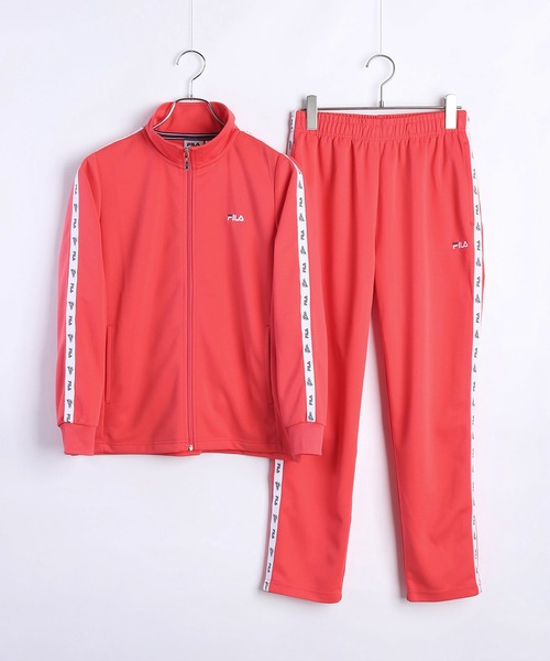 FILA（フィラ） ジャージ スムースジャージ ロゴテープ付きジャージ