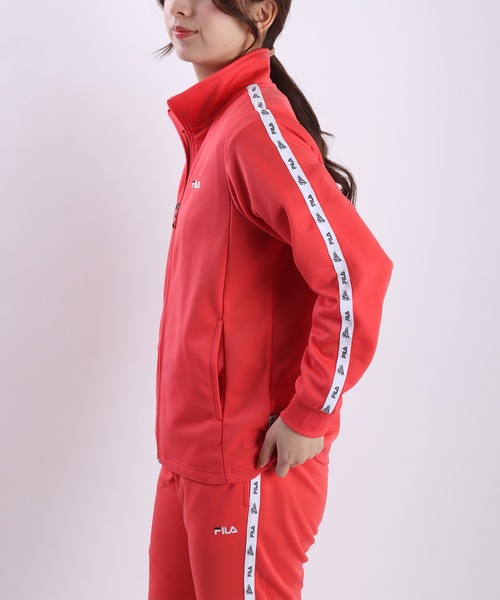 FILA（フィラ） ジャージ スムースジャージ ロゴテープ付きジャージ