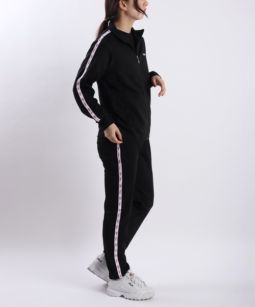 FILA ジャージ スムースジャージ ロゴテープ付きジャージ