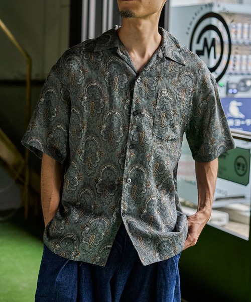 GORDON MILLER（ゴードンミラー） アロハシャツ シャツ 半袖 リネン