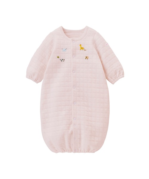 MIKI HOUSE（ミキハウス） ベビー服 ロンパース ニットキルト素材の