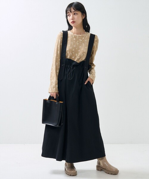 FREAK'S STORE（フリークスストア） tシャツ ベロアフラワー刺繍ロンT