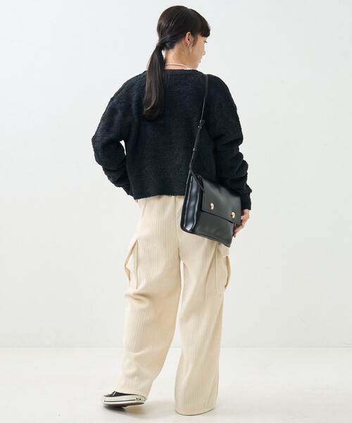FREAK'S STORE カーディガン フラッフィー ニット ショート