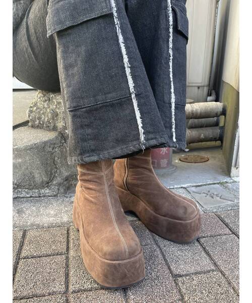 ショートブーツ ブーティ エモダ EMODA（エモダ） ショートブーツ M ブラック レディース : ZOZOTOWN