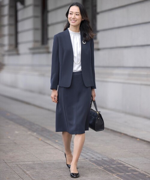 J.PRESS タグ付き未使用品　ノーカラージャケット　ネイビー J.PRESS（J.プレス） ジャケット ノーカラージャケット 「WEB限定