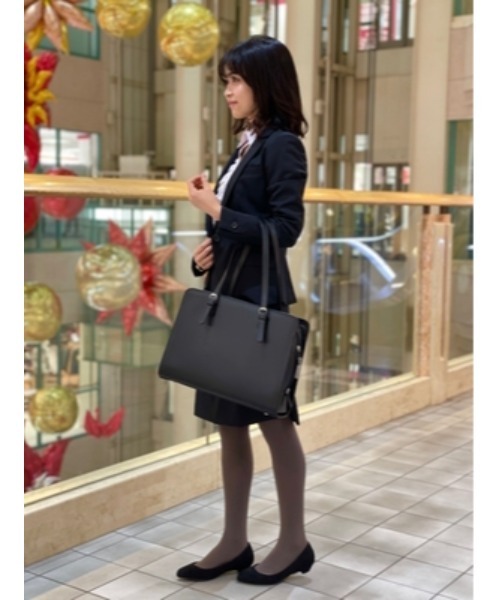 Perfect Suit FActory ビジネスバッグ 両尾錠リクルートバッグ