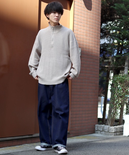 ☆40%割引☆AMIES ストライプ ハーフジップ セーター メンズ LL ☆40%割引☆AMIES ストライプ ハーフジップ セーター メンズ LL
