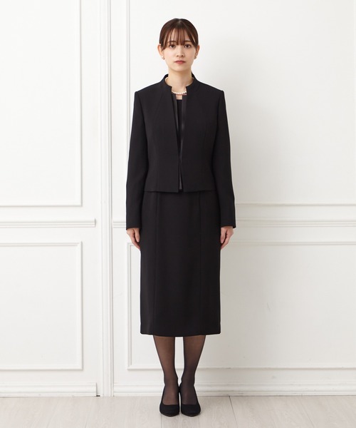 AIMER セットアップ 「喪服・礼服」スタンドネックジャケット
