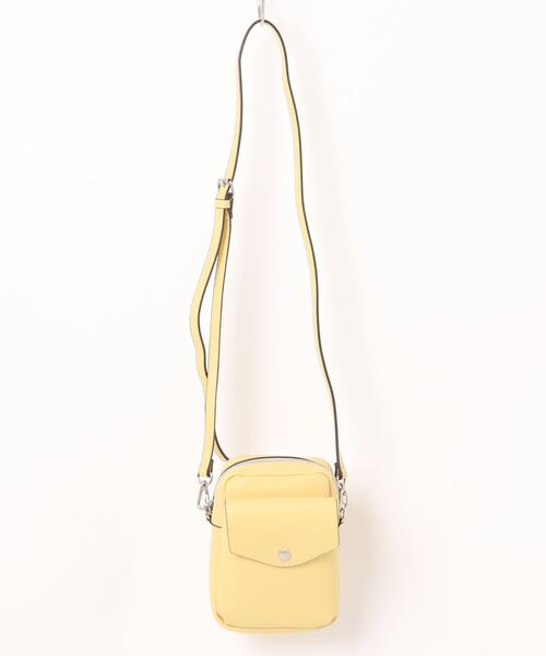 ヴィクター&amp;ロルフ ミニ ハンドバッグ ショルダーバッグ カウレザー 黄 MICHELLE POSTMAN SHOULDER / DIPLO SKY｜ショルダーバッグ 本革