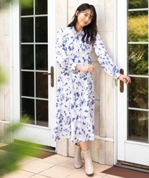 美品♡ミッシュマッシュ MISCH MASCH（ミッシュマッシュ） ワンピース 水彩フラワーワンピース