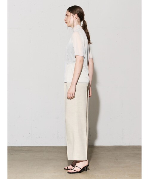 tシャツ MIDIUMISOLID for Ladies メローシアーハーフスリーブインナー レディース MIDIUMISOLID for Ladies メローシアーハーフスリーブインナー