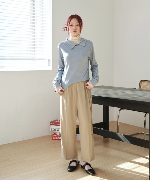 UNE MANSION スラックス パンツ 「159cm-XSサイズ基準くるぶし