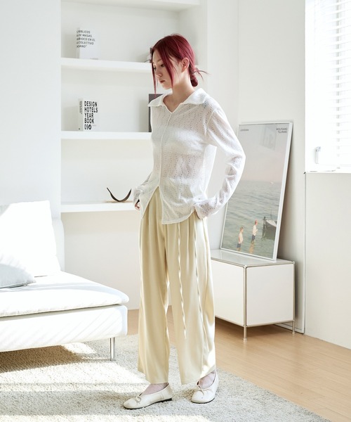 UNE MANSION スラックス パンツ 「159cm-XSサイズ基準くるぶし
