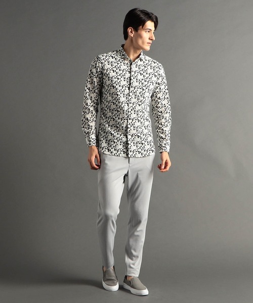 MONSIEUR NICOLE（ムッシュニコル） シャツ グラフィカルプリント