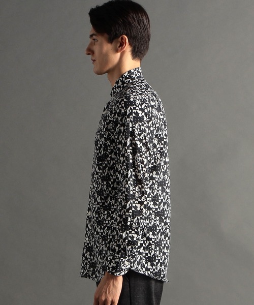 MONSIEUR NICOLE（ムッシュニコル） シャツ グラフィカルプリント