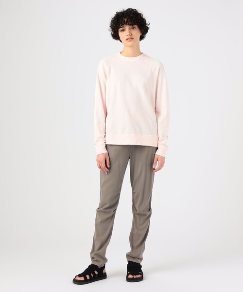 トレーナー スウェット バックパイルスエット ラグランスリーブプルオーバー WXA3657 レディース JAMES PERSE トレーナー スウェット バックパイルスエット