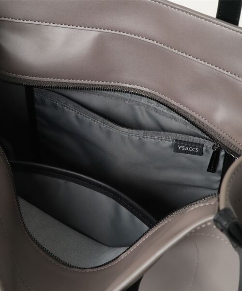 Y'SACCS（イザック） トートバッグ リサイクルレザー バインダーA4