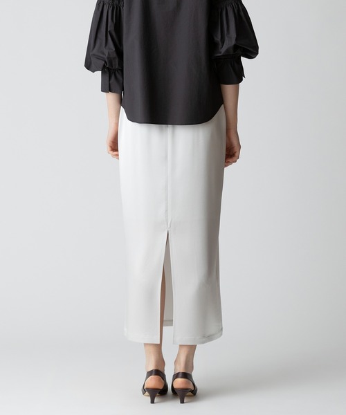 allureville サテンイージースカートブラック　1 allureville｜サテンイージースカート | Rakuten Fashion(楽天