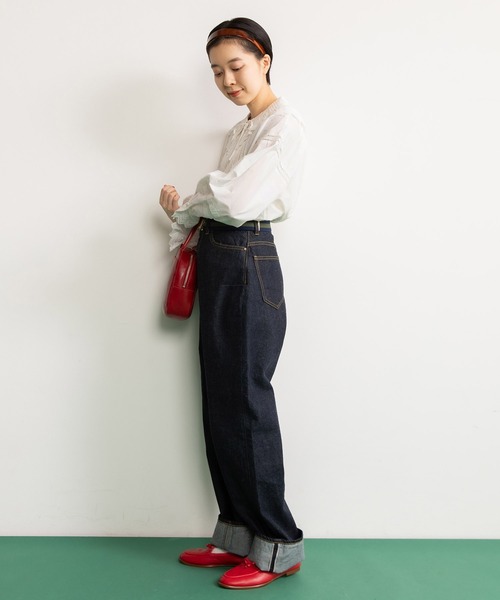 CHILD WOMAN MyFav ダークブルー ストレートデニム 楽天市場】My Fav. CHILD WOMAN(マイファブチャイルドウーマン