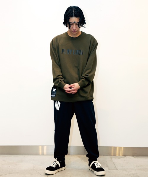 W] by VIRGOwearworks トレーナー スウェット Pl crew swt メンズ