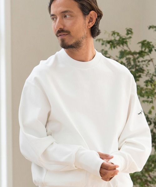 tシャツ mlt4820-長袖プルオーバー-ダンボールニット メンズ