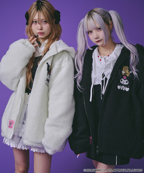 Kuromi x Illgalfy フード付きパーカー 【公式通販】 パーカー 「GALFY 