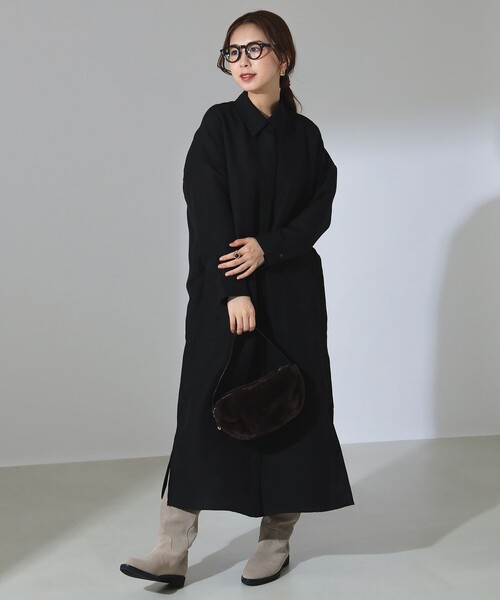 新入荷 Demi-Luxe BEAMS ワンピース ダブルクロス ヒヨク シャツ ワンピース
