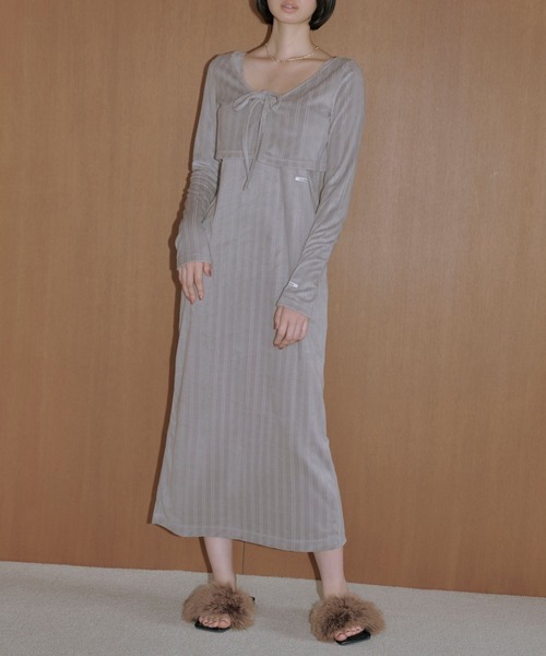 プトマヨ ジュエリーリボン別珍ワンピ ベロア プトマヨ ジュエリーリボン別珍ワンピ ベロア