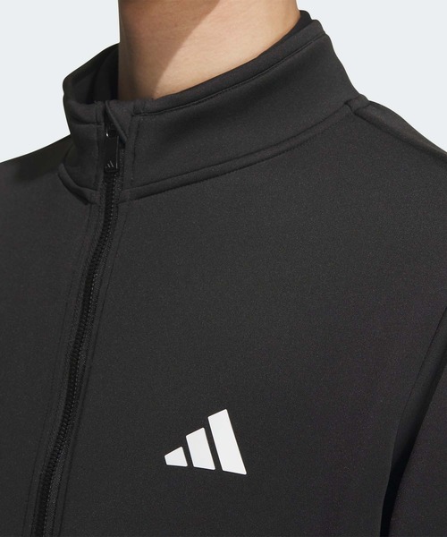 adidas（アディダス） コート ジャケット ダンボールニット バックロゴ