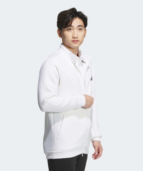 adidas（アディダス） コート ジャケット ダンボールニット バックロゴ