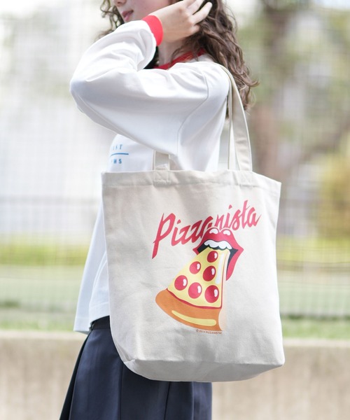 PIZZANISTA！ トートバッグ PIZZANISTA!/ピザニスタ タンロゴ