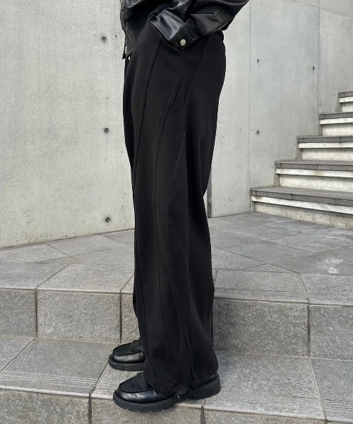 chikashitsu + スウェット　セットアップ　ブラック Never mind the XU / Chikashitsu+｜【Chikashitsu +】set up
