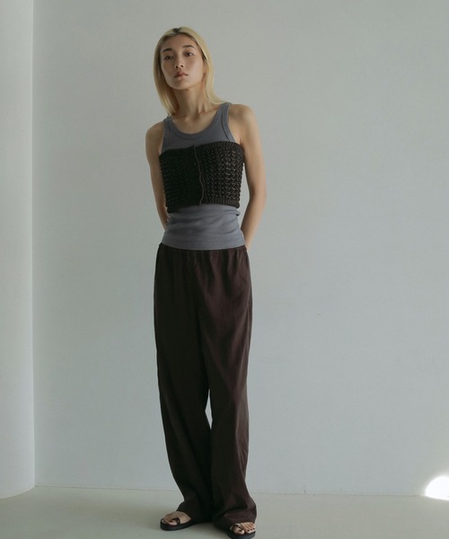 トップス anuke 2way Knit Bustier anuke ニット セーター 2way Knit Bustier レディース