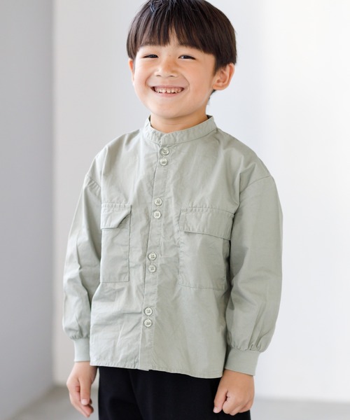 えりこ　Amaia kids 長袖シャツ 8y・ボンポワンスブラウス6 30%OFF】Amaia Kids - Thomas shirt - Baby blue stripe