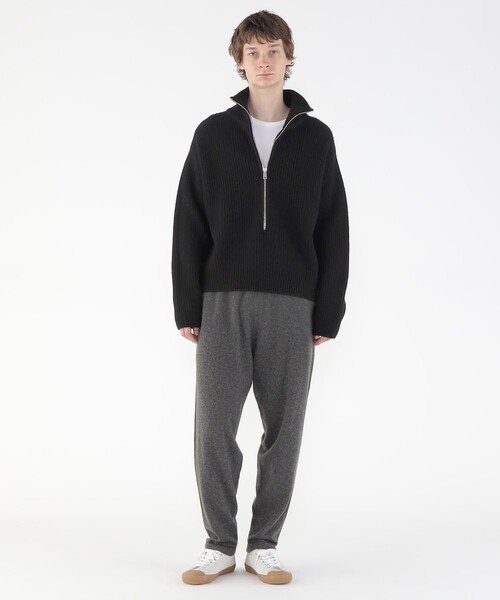 ギャルリーヴィー ファインウール ジップアップ ブルゾン ニットジャケット ギャルリーヴィー ファインウール ジップアップ ブルゾン ニット