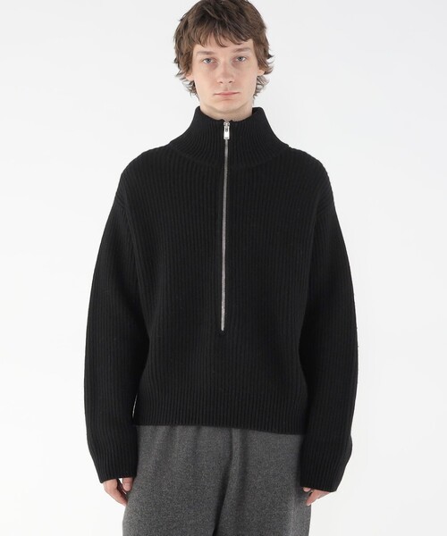 ギャルリーヴィー ファインウール ジップアップ ブルゾン ニットジャケット ギャルリーヴィー ファインウール ジップアップ ブルゾン ニット