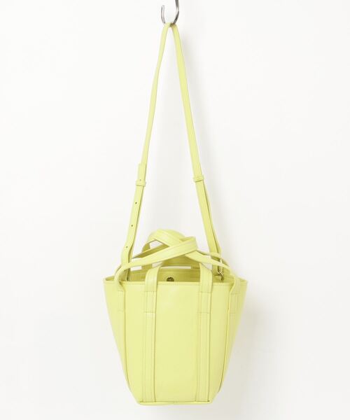BALENCIAGA ノースサウス 2way イエロー ショルダーバッグ