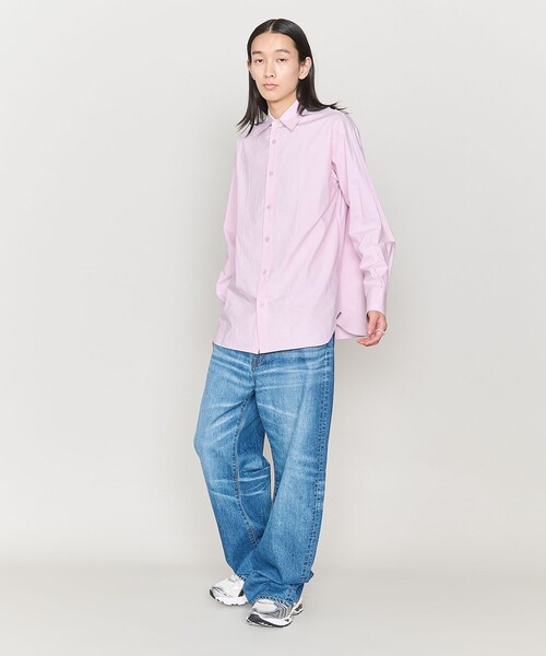 ASTRAET ブラウス シャツ 「ASTRAET」ステッチ レギュラーカラー