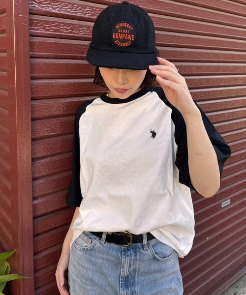 U.S. POLO ASSN.（ユーエスポロアッスン） tシャツ 半袖 ラグラン