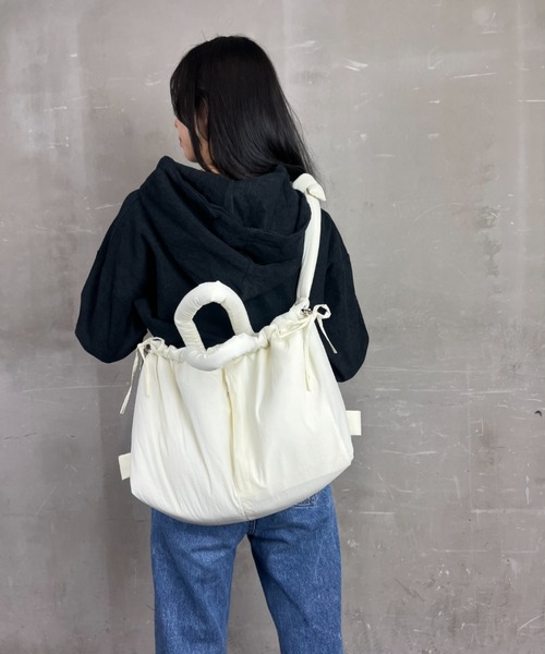 Loco Ocean ショルダーバッグ バッグ 「ふわふわ」 巾着 中綿